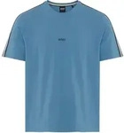 T-Shirt BOSS "Unique", Herren, Gr. M, light, pastel blau 458, Jersey,...