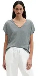 T-Shirt MARC O'POLO "aus Slub-Jersey", Damen, Gr. XS, quiet sea, Obermaterial: 100%