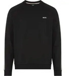 Sweatshirt BOSS "Iconic", Herren, Gr. M, schwarz 001, Single Jersey, Obermaterial: