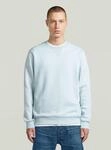 Longpullover G-STAR "Premium Core Sweatshirt", Herren, Gr. S, baby blau,