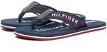 Zehentrenner TOMMY HILFIGER "SPORTY HILFIGER BEACH SANDAL", Herren, Gr. 39,