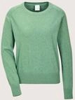 Longpullover MADELEINE "Feinstrickpullover Basic-Pullover mit Rundhals", Damen, Gr.