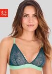 s.Oliver Bralette-BH "Clemence" ohne B&uuml;gel aus graphischer Spitze in...
