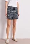 Shorts STREET ONE, Damen, Gr. 36, frozen wave, Stoff, 88% Viskose, 12% Polyamid,