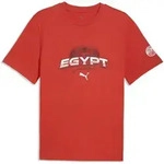 T-Shirt PUMA "&Auml;gypten ftblCulture T-Shirt Herren", Herren, Gr. S, rot wei&szlig;,