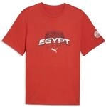 T-Shirt PUMA "&Auml;gypten ftblCulture T-Shirt Herren", Herren, Gr. S, rot wei&szlig;,