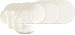 Geschirr-Set SELTMANN WEIDEN "Kombiservice Savona Grey Line 30er Set creme", beige