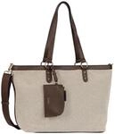 Gabor Shopper "Sibylla" Damen Umh&auml;ngetasche mit gl&auml;nzende Metalldetails & Gurtband