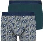 Boxer BRUNO BANANI "Scallop", Herren, Gr. XL, navy, sage gr&uuml;n print, gr&uuml;n,...