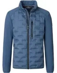 Langjacke CASAMODA "CASAMODA Materialmixjacke uni", Herren, Gr. M, blau, 100%