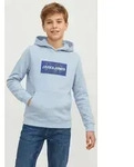 Kapuzensweatshirt JACK & JONES JUNIOR "JJCOLE PRINT SWEAT HOOD JNR", Jungen,...