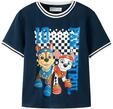 T-Shirt NAME IT "NMMMARGO PAW SS NREG POLY TOP CPLG", M&auml;dchen, Gr. 92, blau (navy