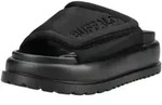 Pantolette BUFFALO "Buffalo Pantoletten Textil", Damen, Gr. 37, schwarz, Textil,