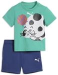 Jogginganzug PUMA "Sporty Cats T-Shirt und Shorts im Set Kinder", Jungen, Gr. 68,