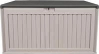 WESTMANN Kissenbox "Kunststoff-Gartenbox Alba 380l, Creme" 63x128x64cm, kann auch als