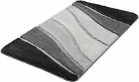 Badematte KLEINE WOLKE "Ocean, Badvorleger, Badezimmer Teppich" Gr. 3, grau