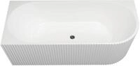 Sanotechnik Badewanne "BALI LINKS" H&ouml;he 56 cm &Uuml;berlauf 170x80x56 cm, Acryl