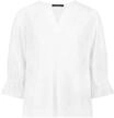 Schlupfbluse BETTY BARCLAY "Damen mit 3/4 Arm", Damen, Gr. 44, rohwei&szlig;,