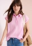 Kurzarmbluse CECIL, Damen, Gr. XS (36), light blush rose, Web, Obermaterial: 76%