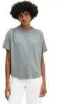 Kurzarmshirt MARC O'POLO "aus LENZINGTM ECOVEROTM", Damen, Gr. S, quiet sea,
