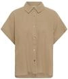 Hemdbluse CULTURE "Hemd CUmyra", Damen, Gr. L, beige (dune), Obermaterial: 100%