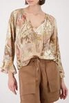 Monari Schlupfbluse "Bluse Paisleydruck allover" Regular fit mit Paisleymuster