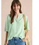 Kurzarmbluse CECIL, Damen, Gr. XL (44), juicy lime, Stoff, 100% Viskose,...