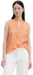Blusentop MARC O'POLO "aus bedrucktem Baumwoll-Voile", Damen, Gr. 32, light...