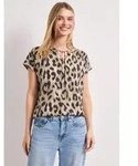 STREET ONE Kurzarmbluse Sommerbluse mit floralem Muster