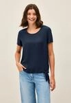 Shirtbluse CECIL, Damen, Gr. S (38), blau (urban navy blau), Stoff, 100%...