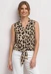 Blusentop STREET ONE, Damen, Gr. 34, beige (timeless beige), Stoff, 100% Viskose,