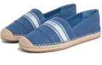 Espadrille TOMMY HILFIGER "HILFIGER WEBBING ESPADRILLE", Damen, Gr. 36, denim,