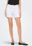 Jeansshorts ONLY "ONLGIANNA MW BELTED SHORTS AZG DNM NOOS", Damen, Gr. M (38),...
