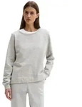 Sweatshirt MARC O'POLO "mit gepeachter Oberfl&auml;che", Damen, Gr. XXS, pure grau