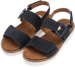 Keilsandalette ARA "KENT", Damen, Gr. 38, nachtblau, Ziegenveloursleder, unifarben,