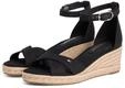 Tommy Hilfiger Keilsandalette "MID WEDGE ESPAD X CROSS" Sommerschuh,...