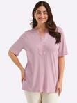 Sheego Spitzenshirt "Halbarmshirt" 1