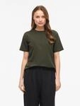 Kurzarmshirt VILA "VINORA S/S T-SHIRT - NOOS", Damen, Gr. M, forest night,...