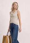 Shirttop STREET ONE, Damen, Gr. 34, clay sand, Stoff, 70% Modal, 30% Polyester,
