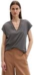 T-Shirt MARC O'POLO "mit TENCEL&trade; Modal", Damen, Gr. XS, grau (oxide grau),