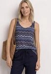STREET ONE Shirttop Sommertop mit grafischem Muster