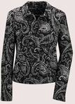 MADELEINE Jackenblazer "Kurzblazer Moderner Businessblazer mit Paisley-Muster"