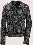 Jackenblazer MADELEINE "Kurzblazer Moderner Businessblazer mit Paisley-Muster",