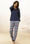 Vivance Dreams Pyjama Set, 2 tlg. mit buntem Zick-Zack-Muster