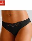 Slip NUANCE, Damen, Gr. 40/42, schwarz (2xschwarz), Microfaser, Obermaterial:...