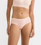 Hipster SLOGGI "ZERO Feel Bliss", Damen, Gr. S, puff pink, Spitze,...