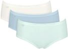 Midislip SLOGGI "Basic+ Midi", Damen, Gr. 36, medium grau melange, Single...