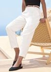 LASCANA Bundfaltenhose mit G&uuml;rtel, in modischer Barrel-Form, Businesshose