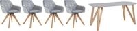 SalesFever Essgruppe "Stilvolle Sitzgruppe" 5-teiliges Set:...