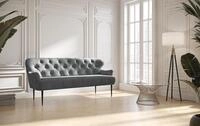 3-Sitzer HOME AFFAIRE "Amber", grau, B:193cm H:97cm T:87cm, 100% Polyester,...